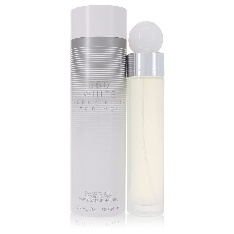 Perry Ellis 360 White by Perry Ellis Eau De Toilette Spray 3.4 oz Perry Ellis 360 White by Perry Ellis Eau De Toilette Spray 3.4 oz